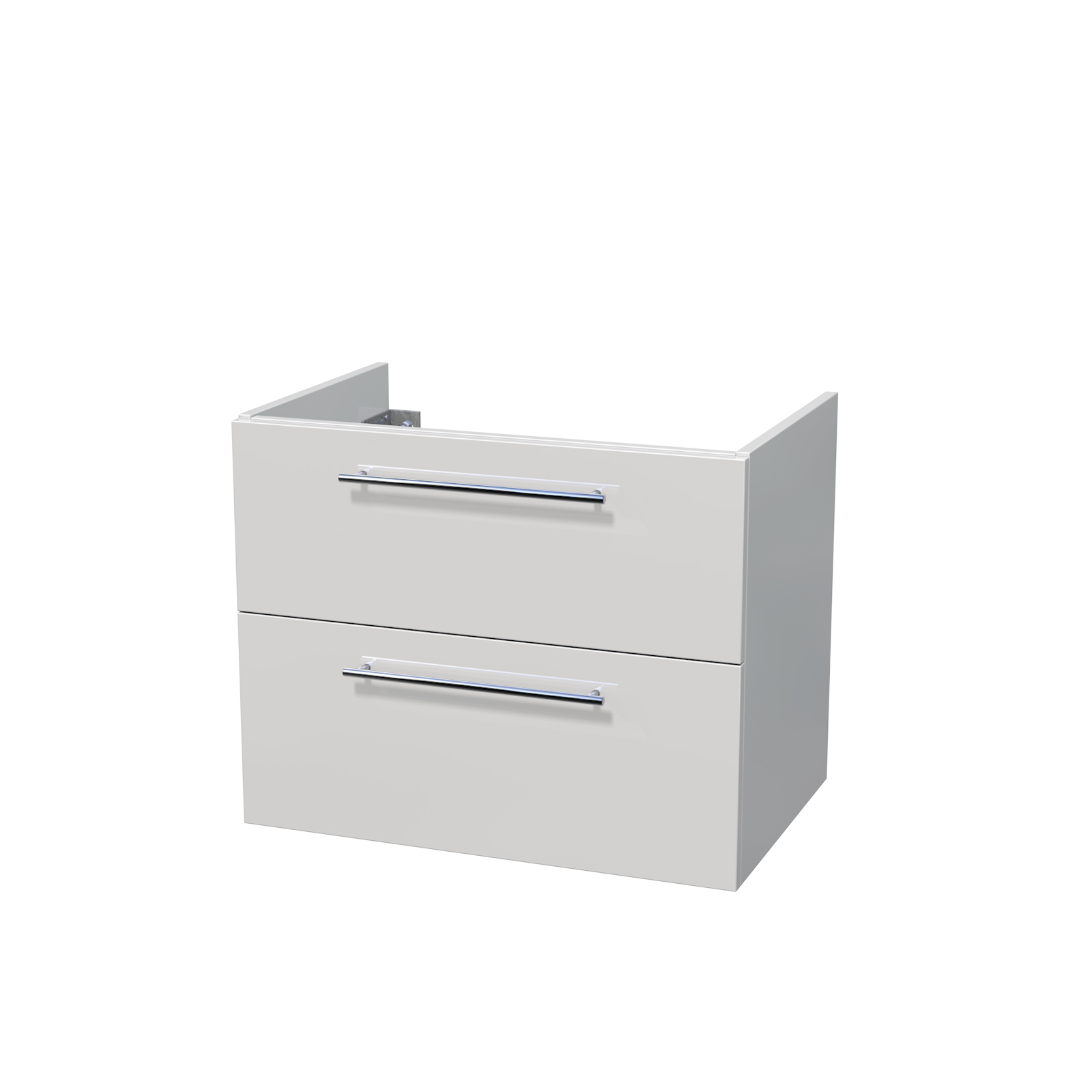 Zásuvkový box BLOCK pod desku, š. 70 cm; 2x zásuvka