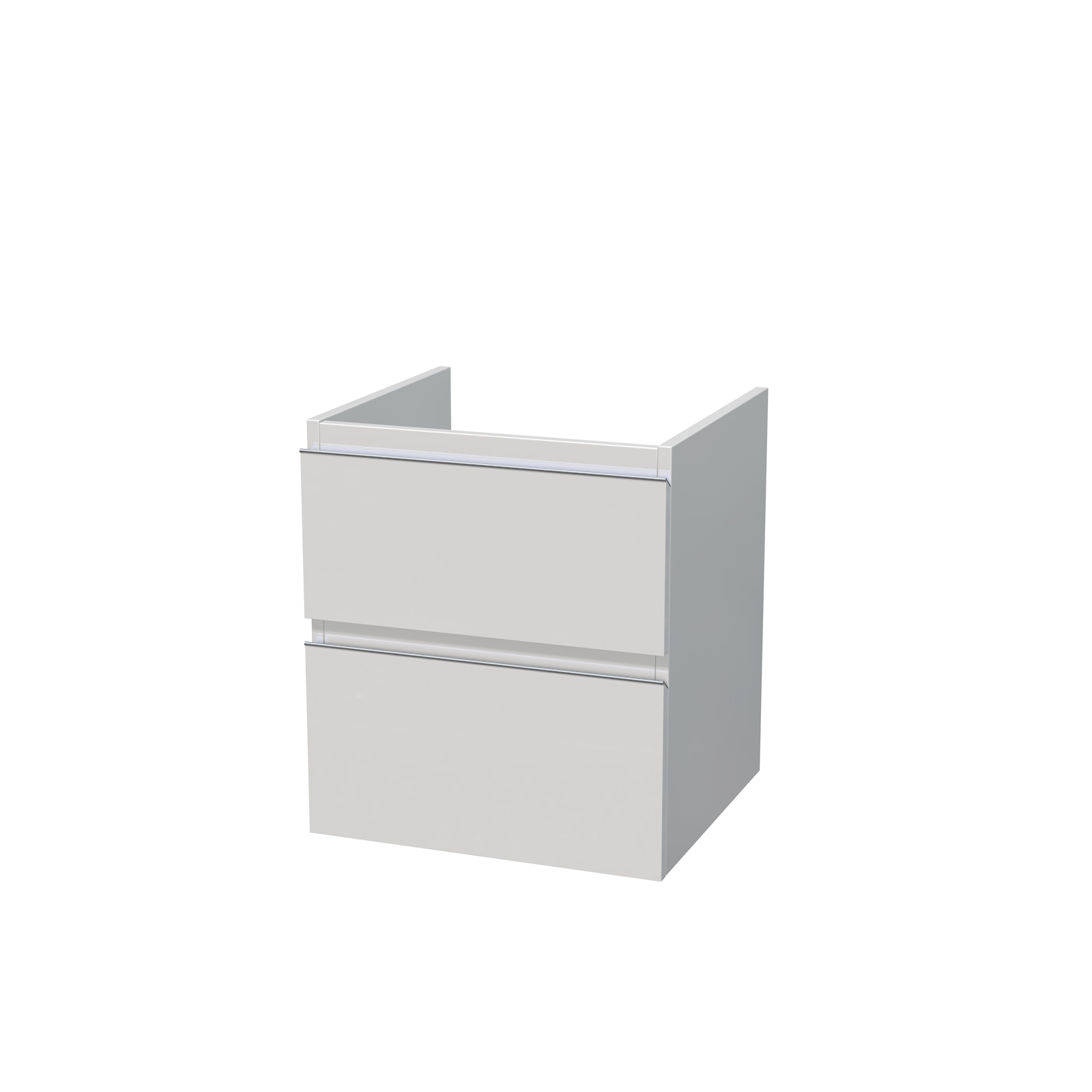 Zásuvkový box FORM pod desku, š. 50 cm; 2x zásuvka