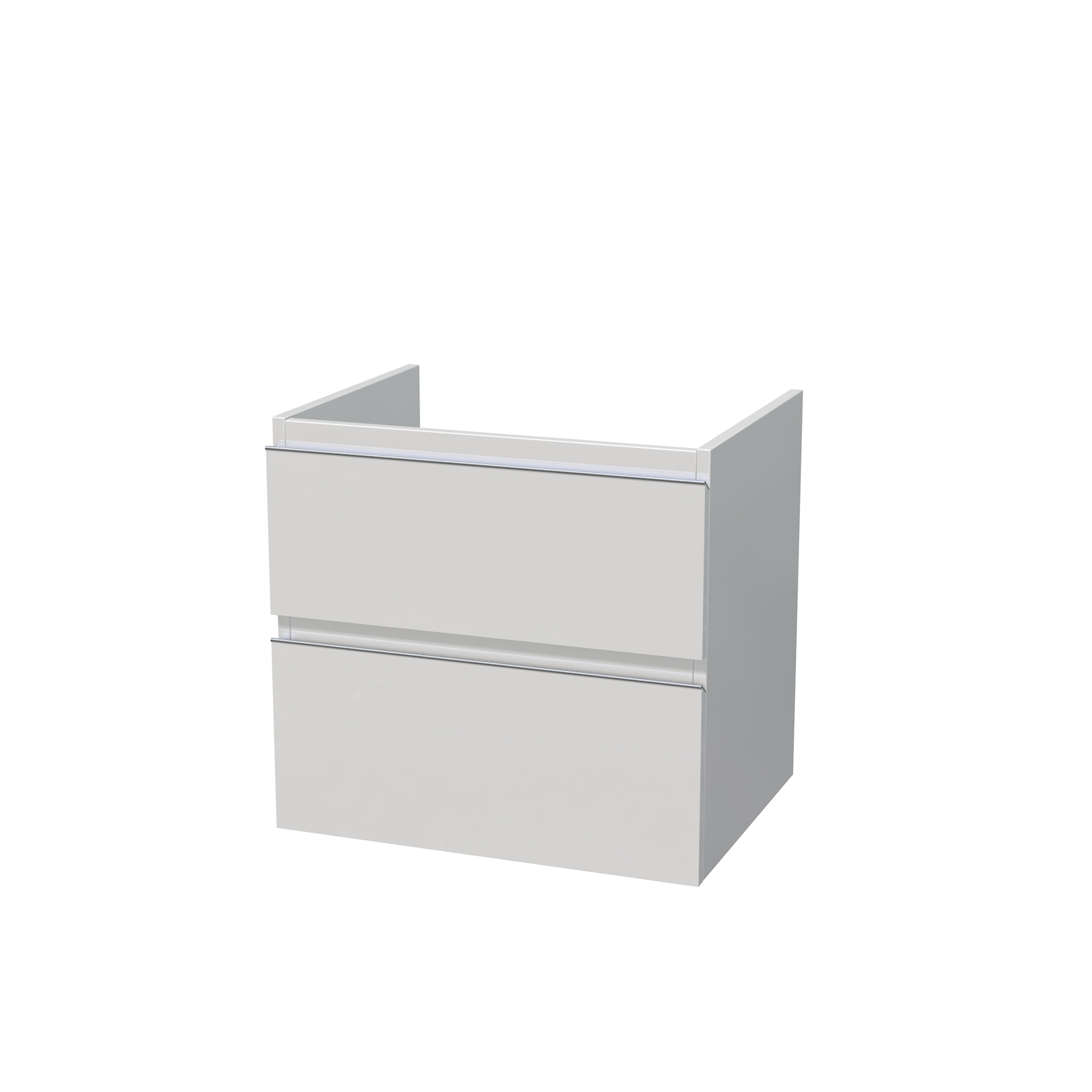 Zásuvkový box FORM pod desku, š. 60 cm; 2x zásuvka