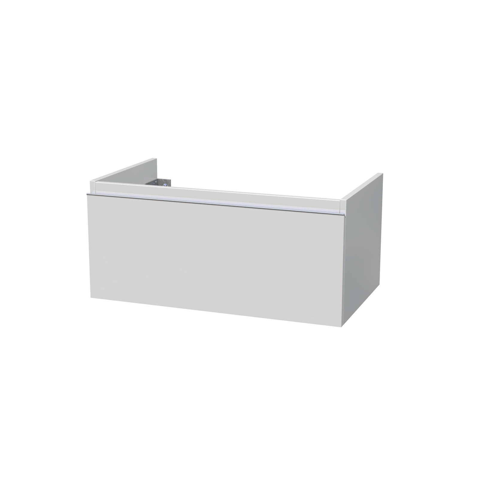 Zásuvkový box FORM pod desku, š. 80 cm; 1x zásuvka