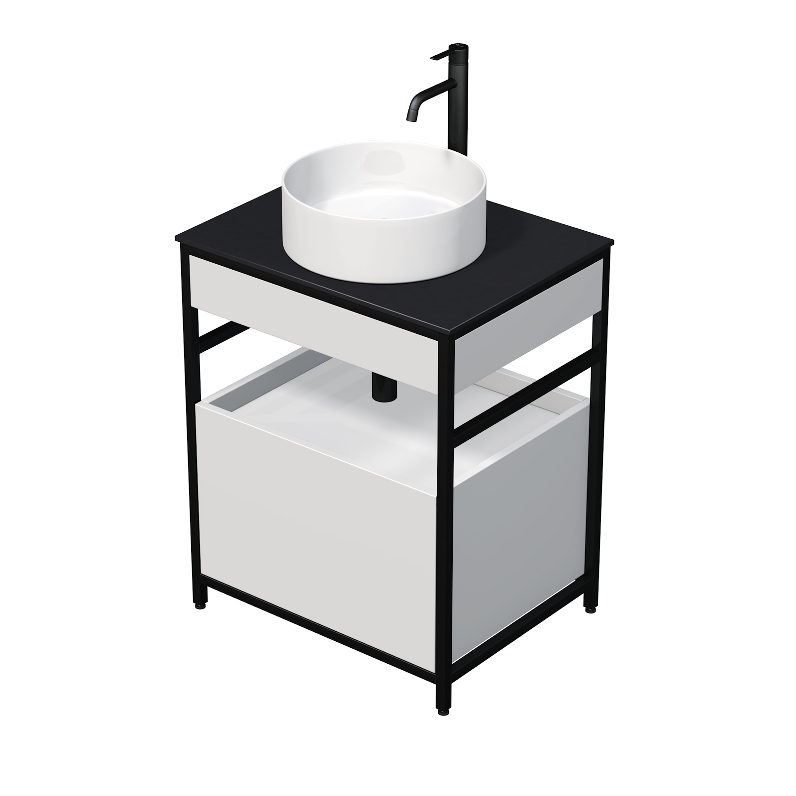 Skříňka KRIOS DESK 60 Č/B