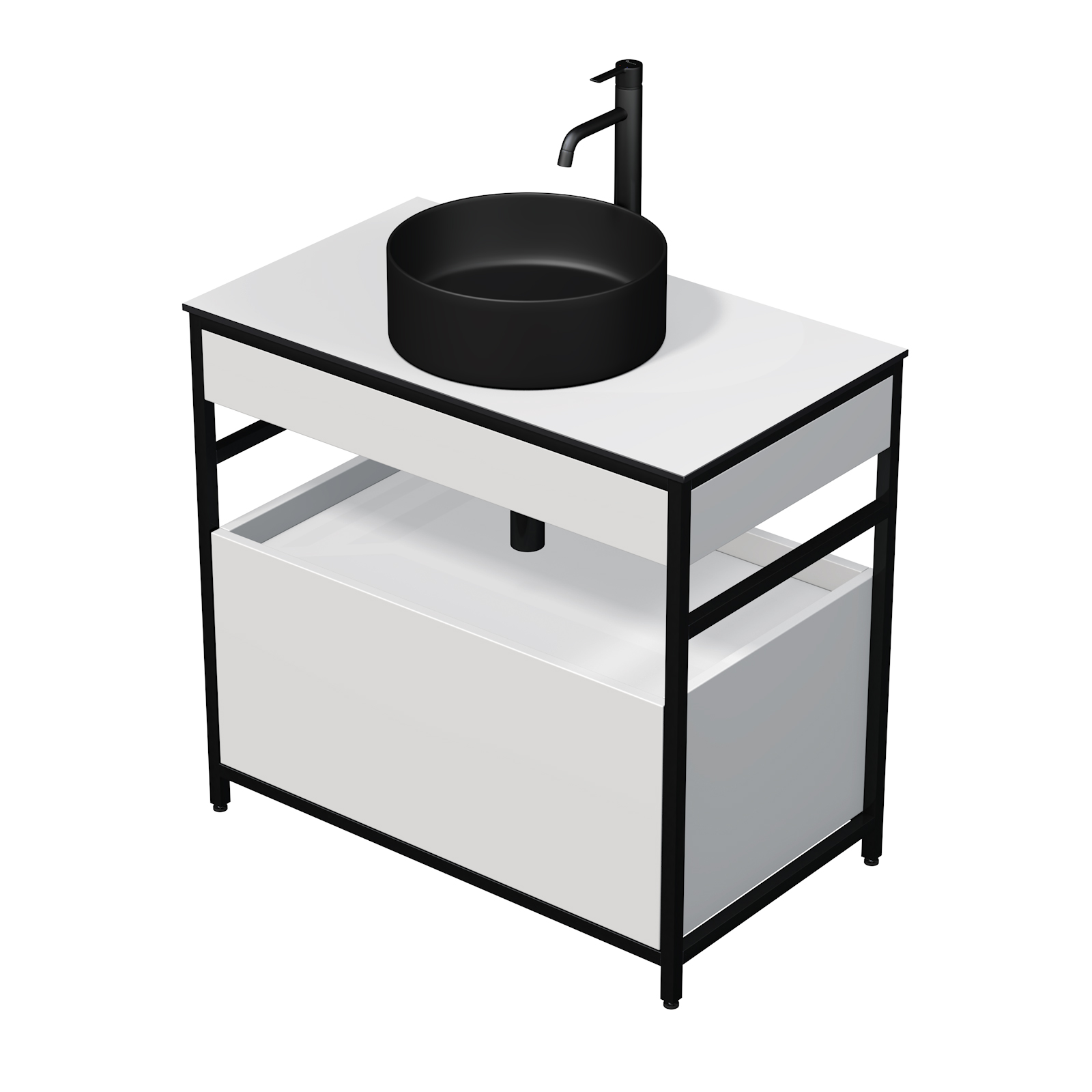 Skříňka KRIOS DESK 60 B/Č