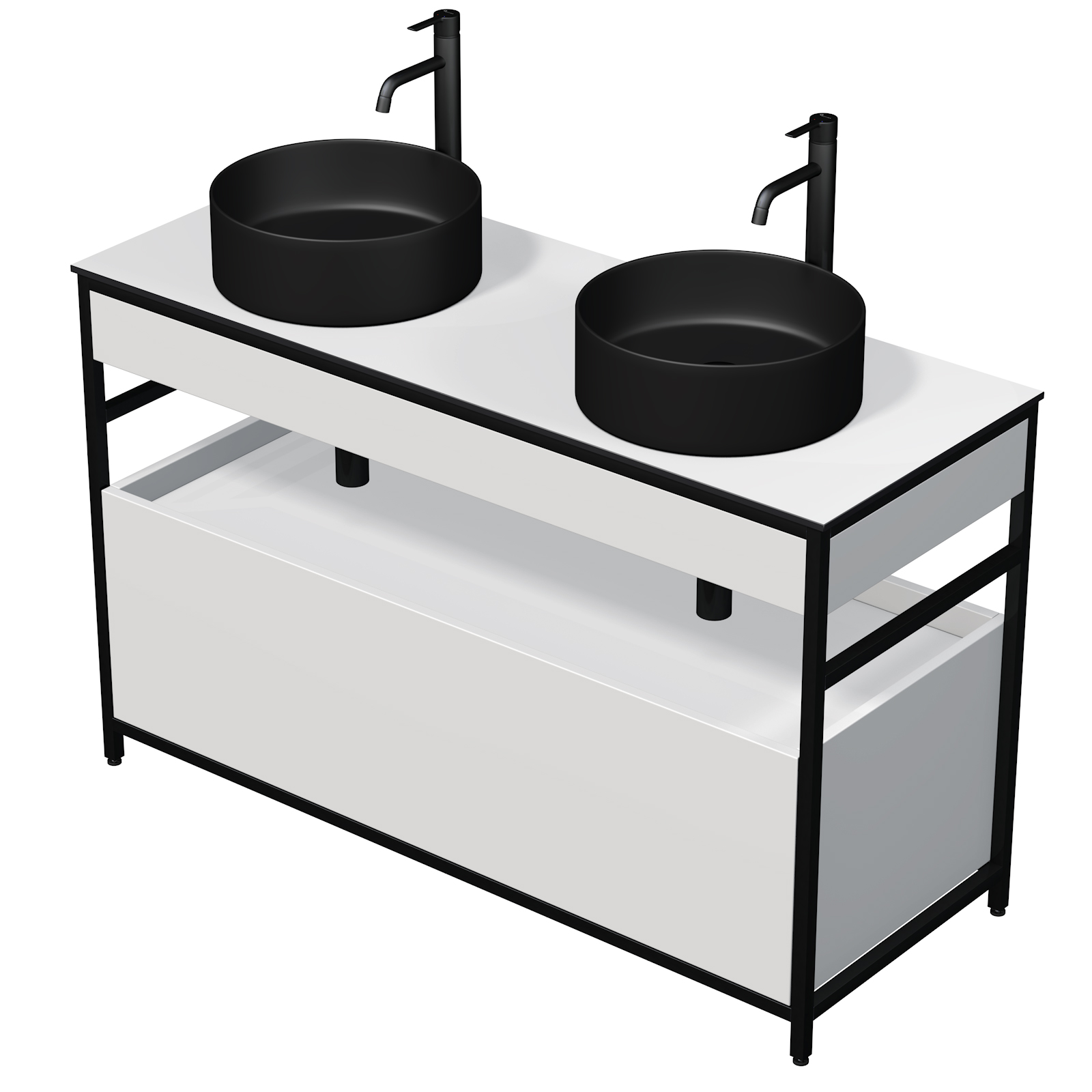 Skříňka KRIOS DESK 120D B/Č