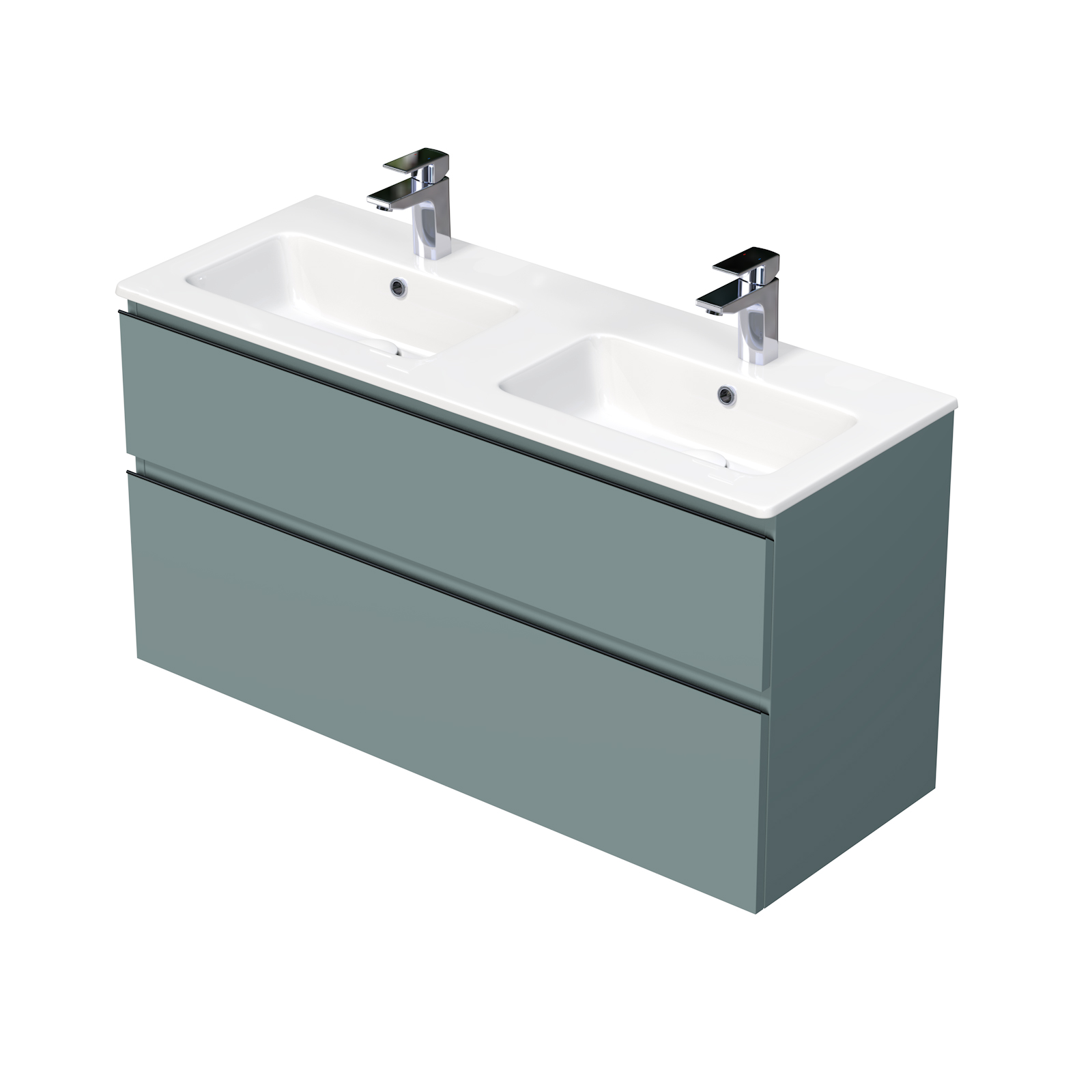 Skříňka BARI 120D 2Z Aqua Marina matná