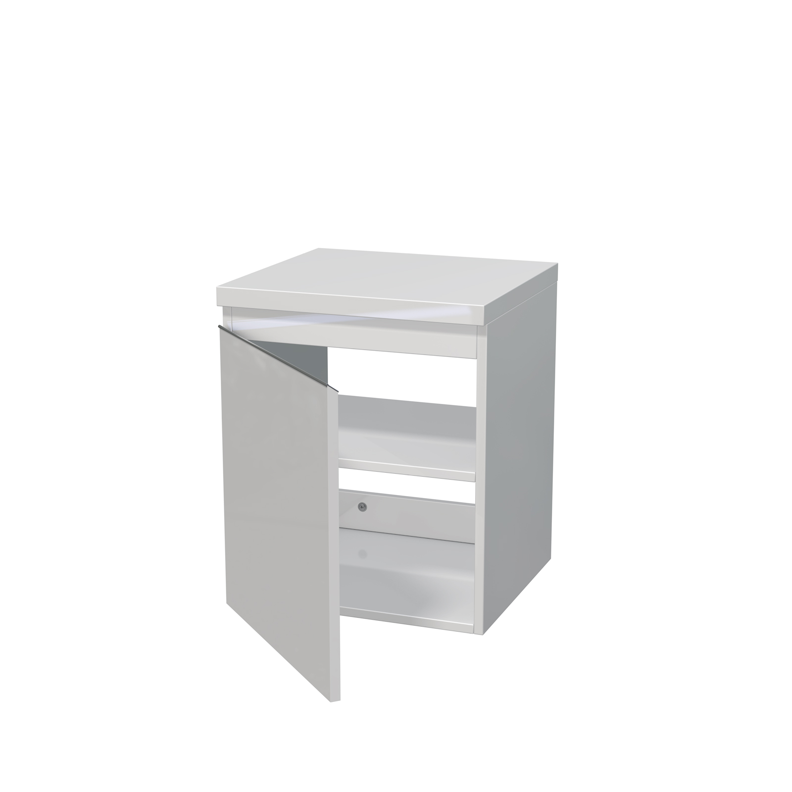 Skříňka FORM pod umyvadlo na desku; 1x dvířka LEVÁ