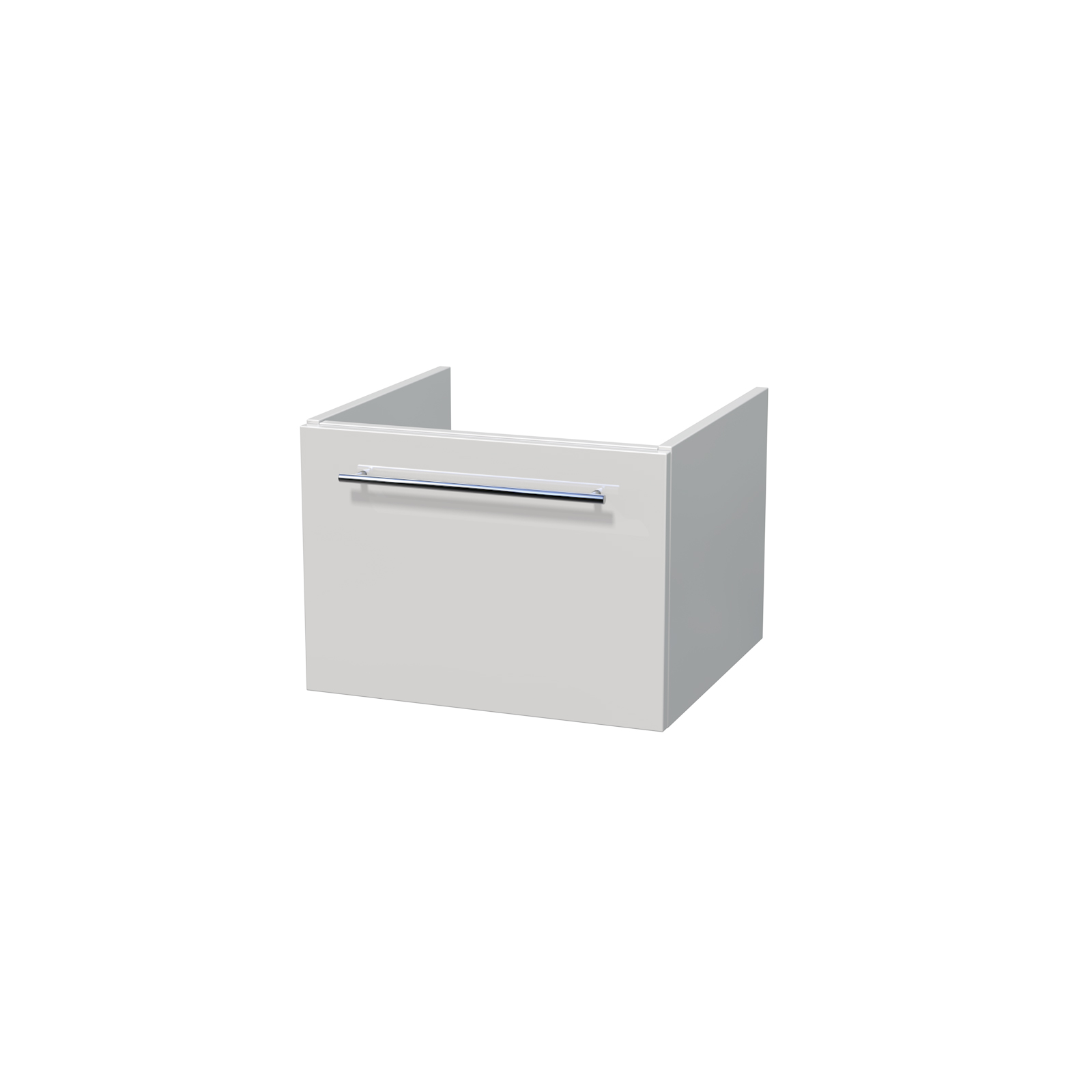 Zásuvkový box BLOCK pod desku, š. 50 cm; 1x zásuvka