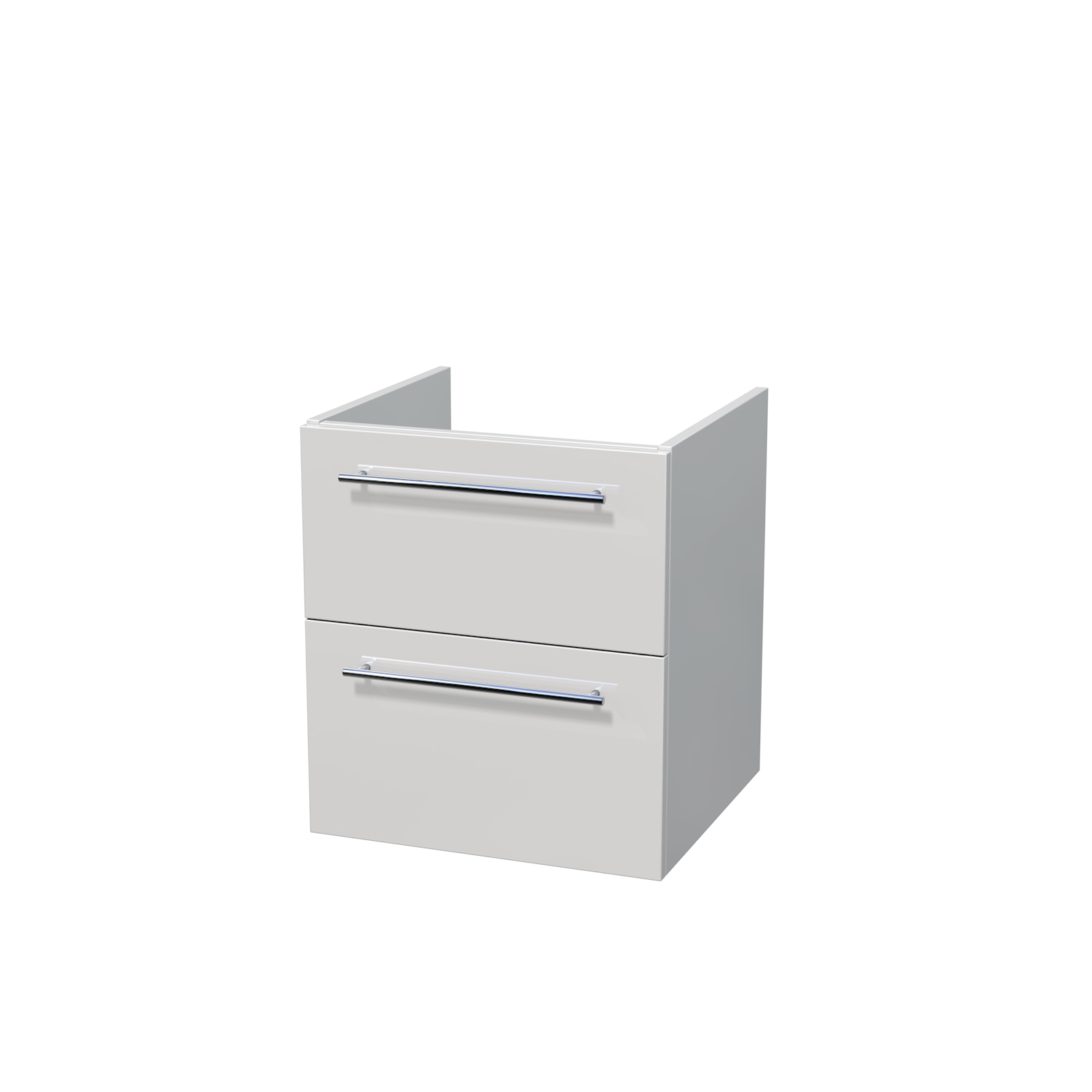 Zásuvkový box BLOCK pod desku, š. 50 cm; 2x zásuvka