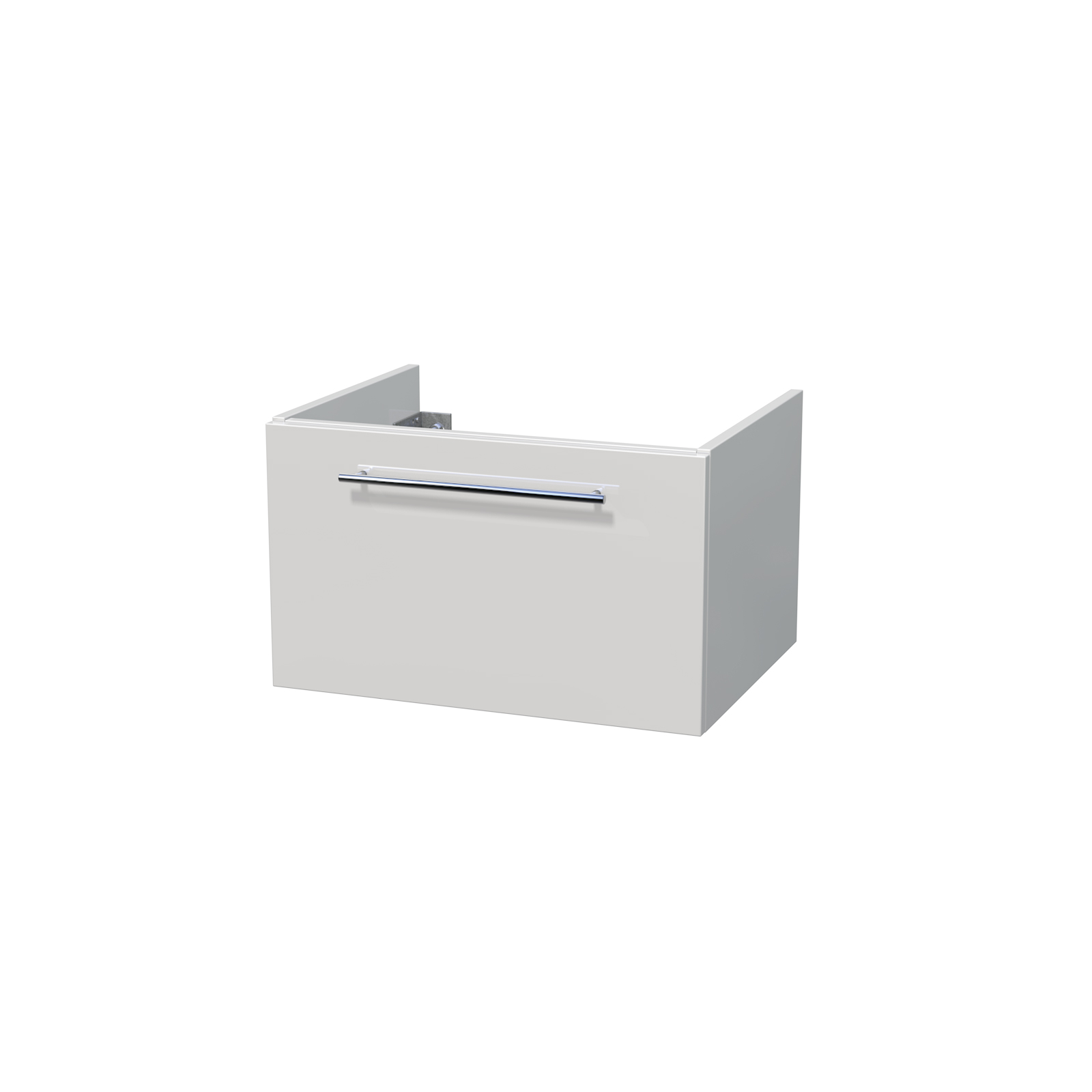 Zásuvkový box BLOCK pod desku, š. 60 cm; 1x zásuvka