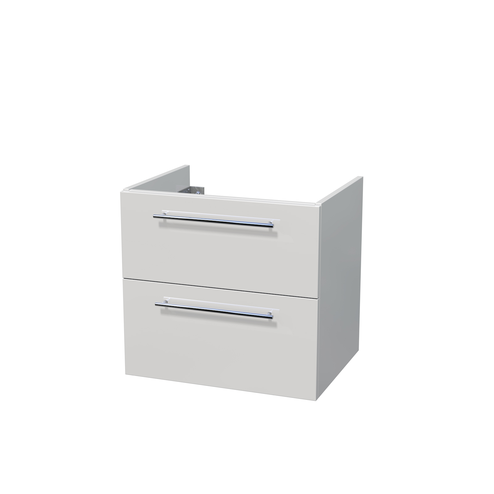 Zásuvkový box BLOCK pod desku, š. 60 cm; 2x zásuvka